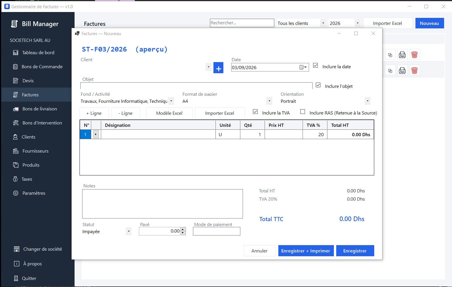 Bill Manager - Vue 4